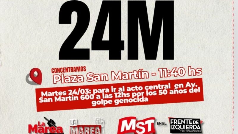 Mara Espinoza y la relevancia del 24 de marzo