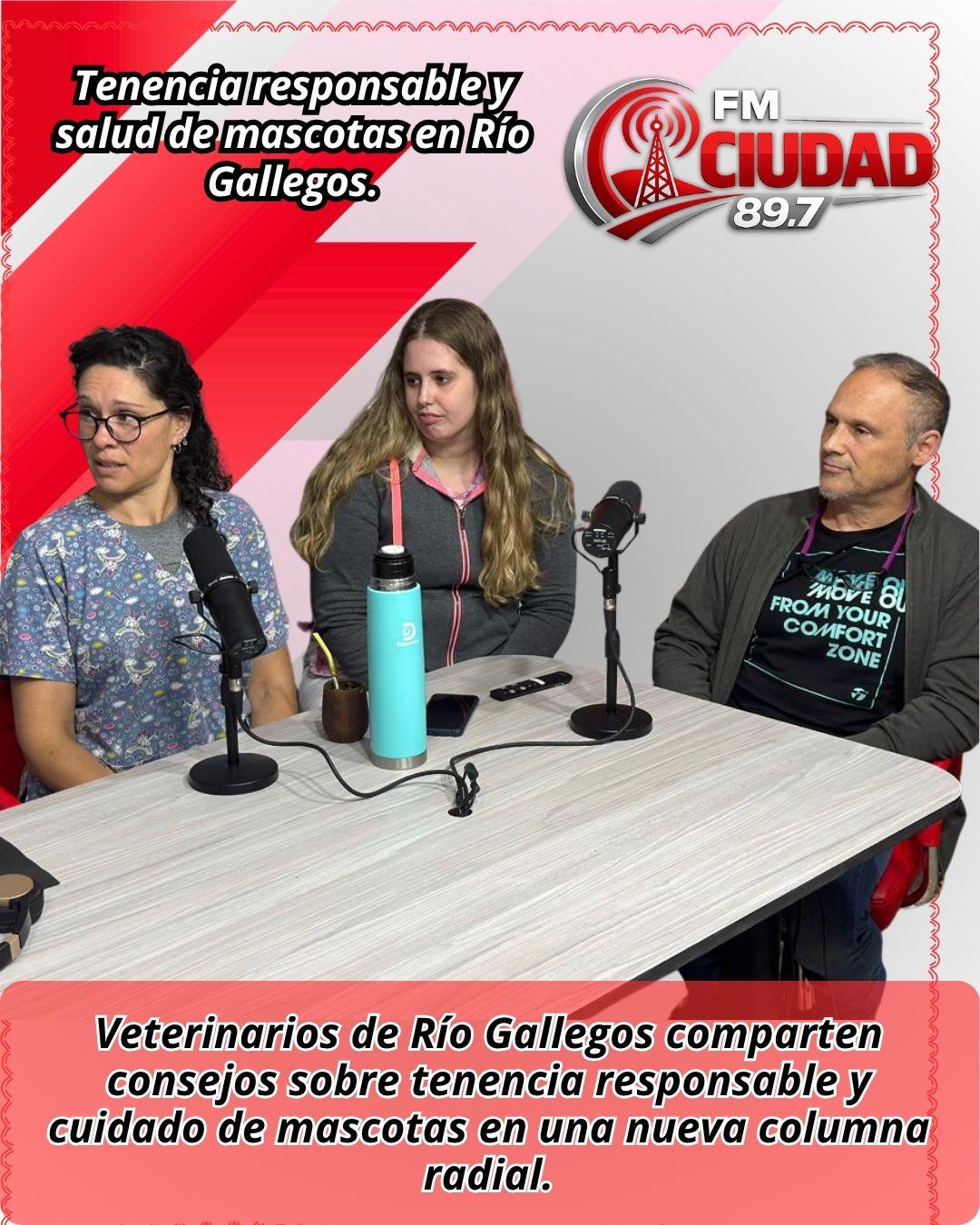 Tenencia responsable y salud de mascotas en Río Gallegos.