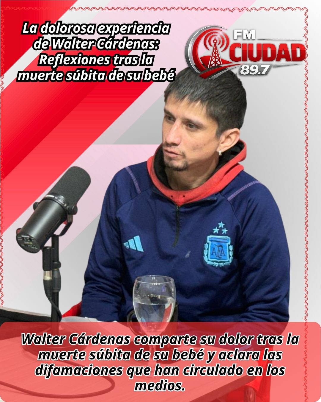La dolorosa experiencia de Walter Cárdenas: Reflexiones tras la muerte súbita de su bebé