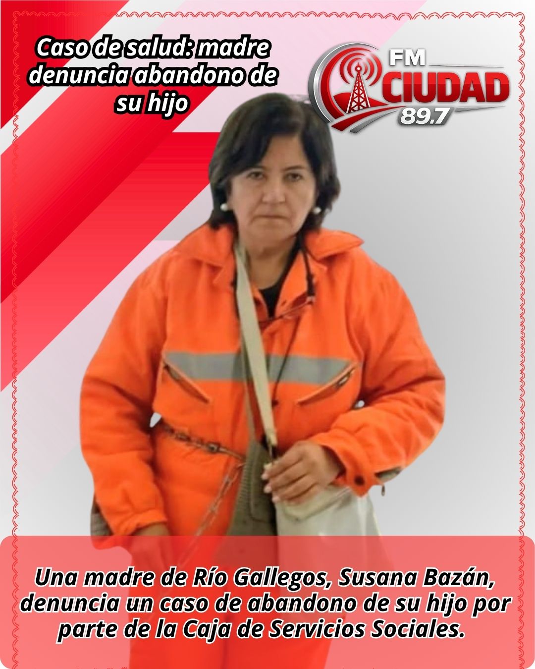 Caso de salud: madre denuncia abandono de su hijo