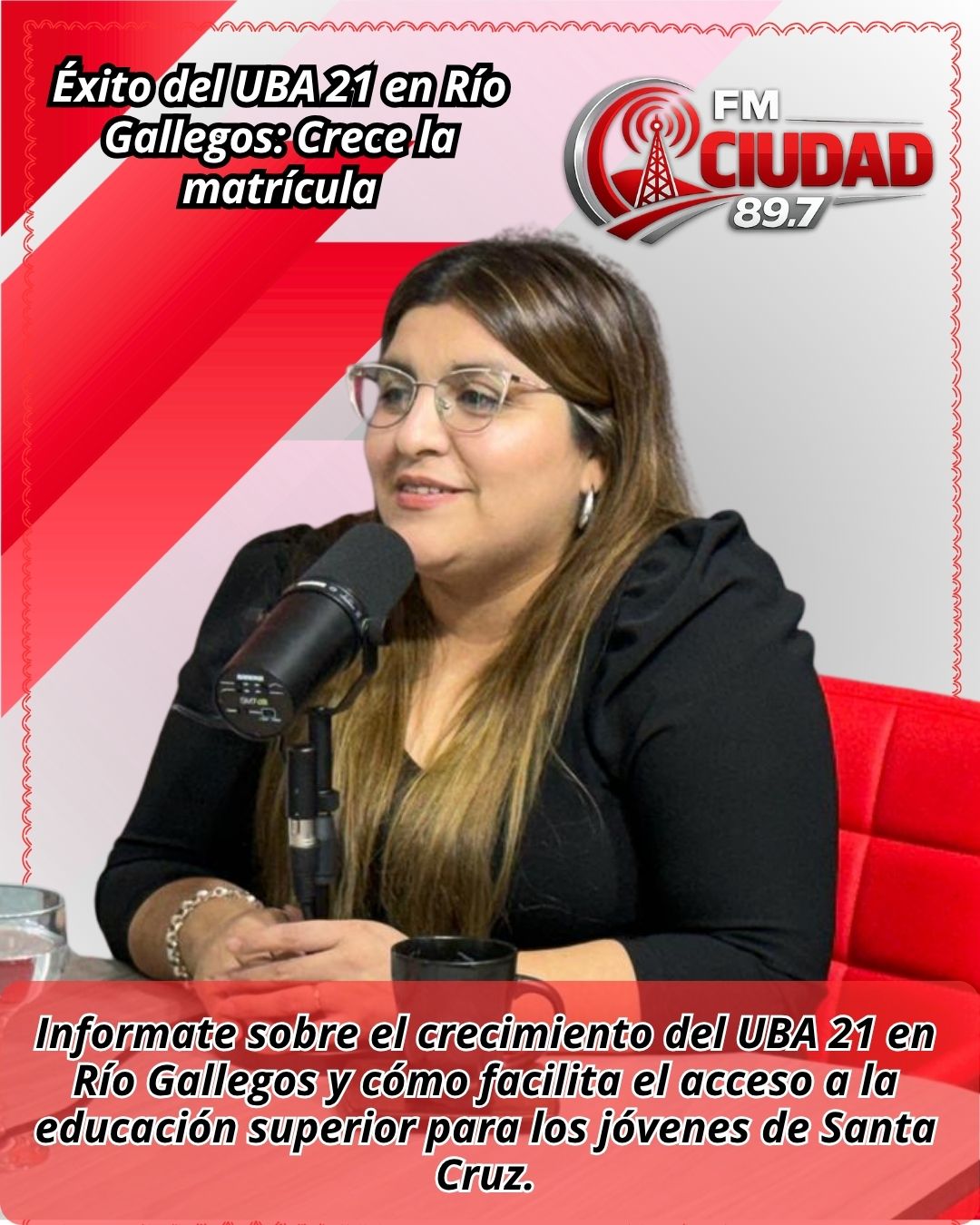 Éxito del UBA 21 en Río Gallegos: Crece la matrícula