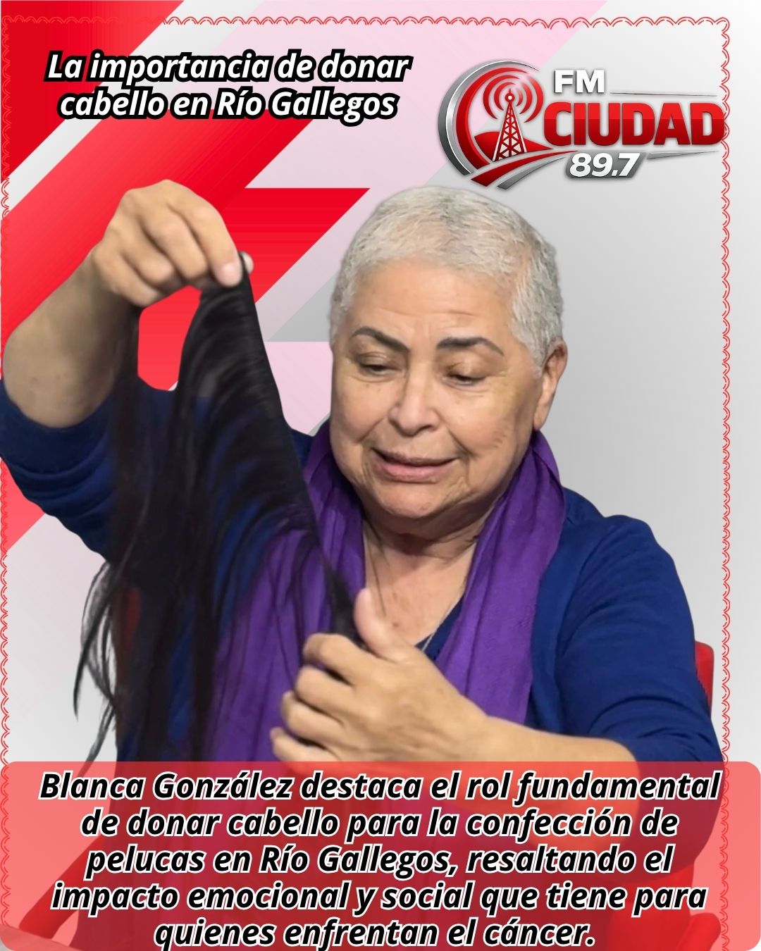 La importancia de donar cabello en Río Gallegos