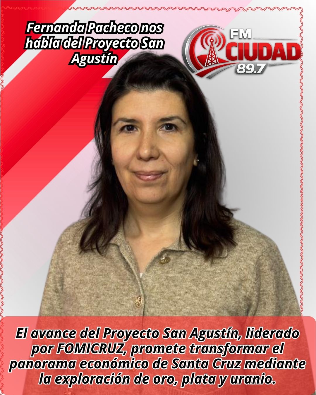 Fernanda Pacheco nos habla del Proyecto San Agustín
