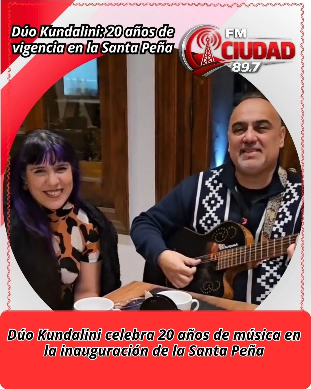 Dúo Kundalini: 20 años de vigencia en la Santa Peña