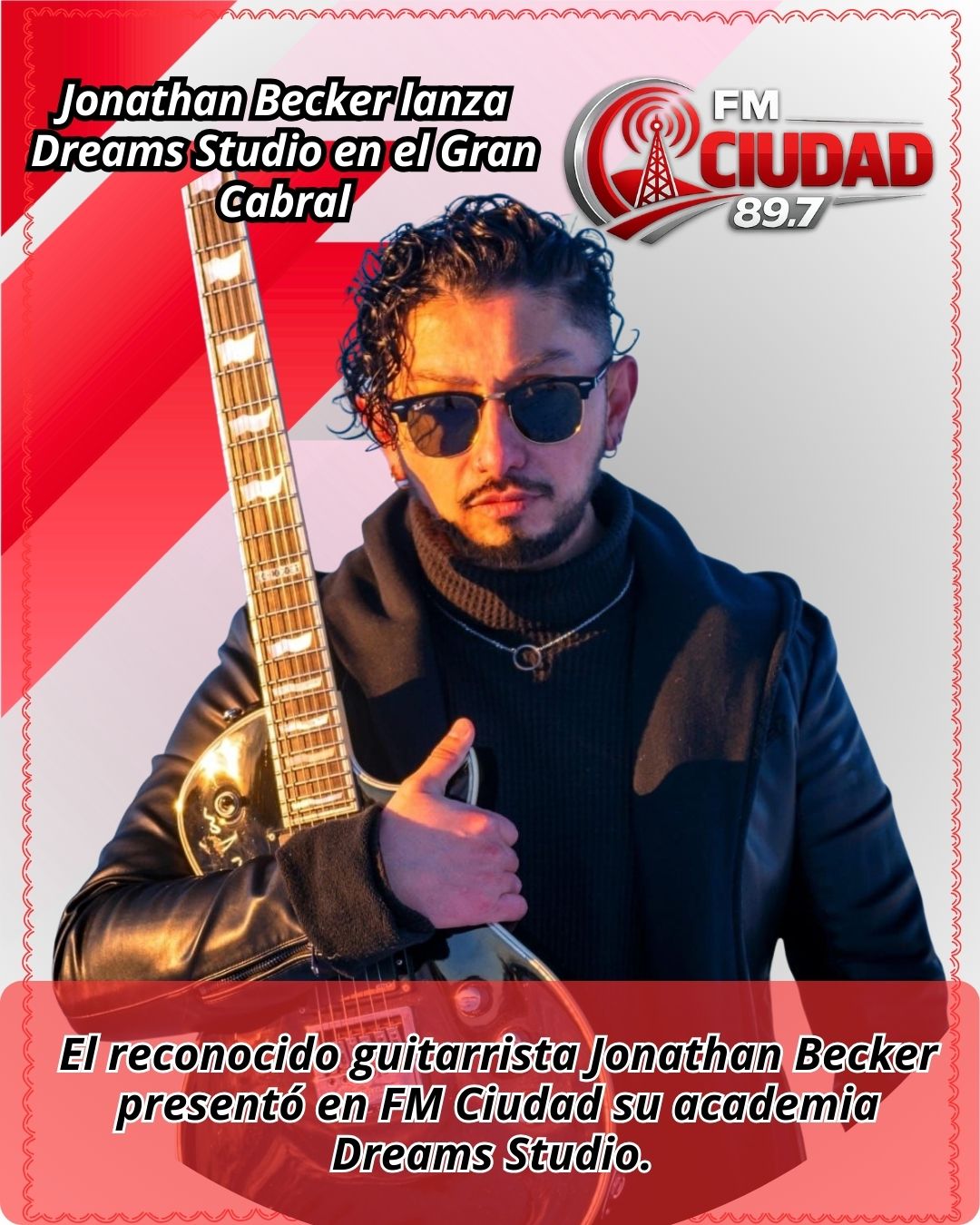 Jonathan R Becker Jonathan Becker lanza Dreams Studio en el Gran Cabral - Fm Ciudad