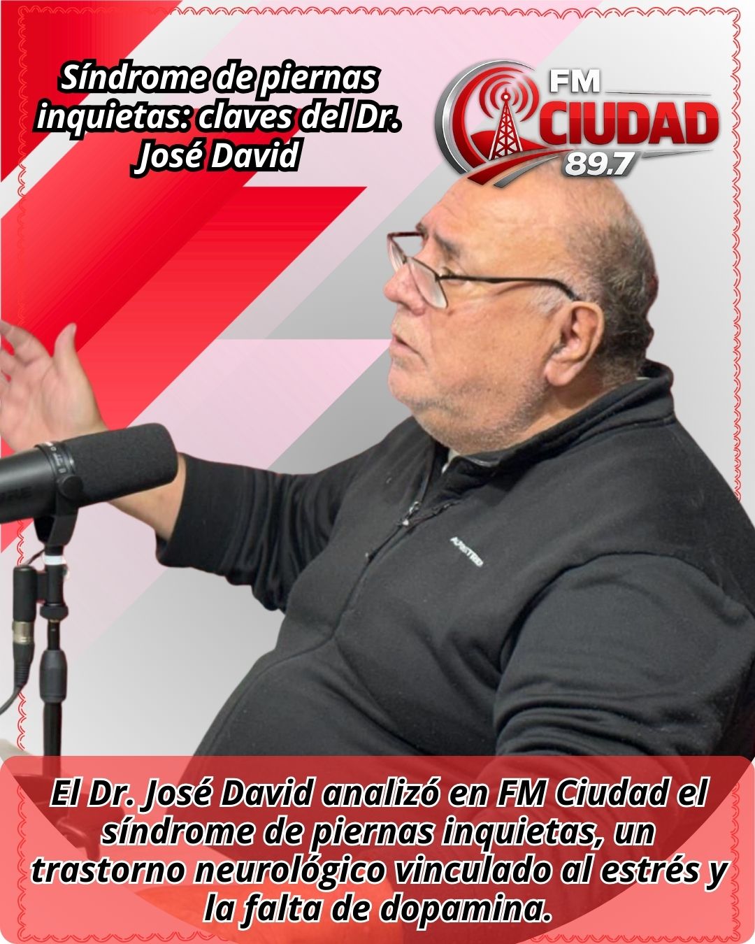 Síndrome de piernas inquietas: claves del Dr. José David