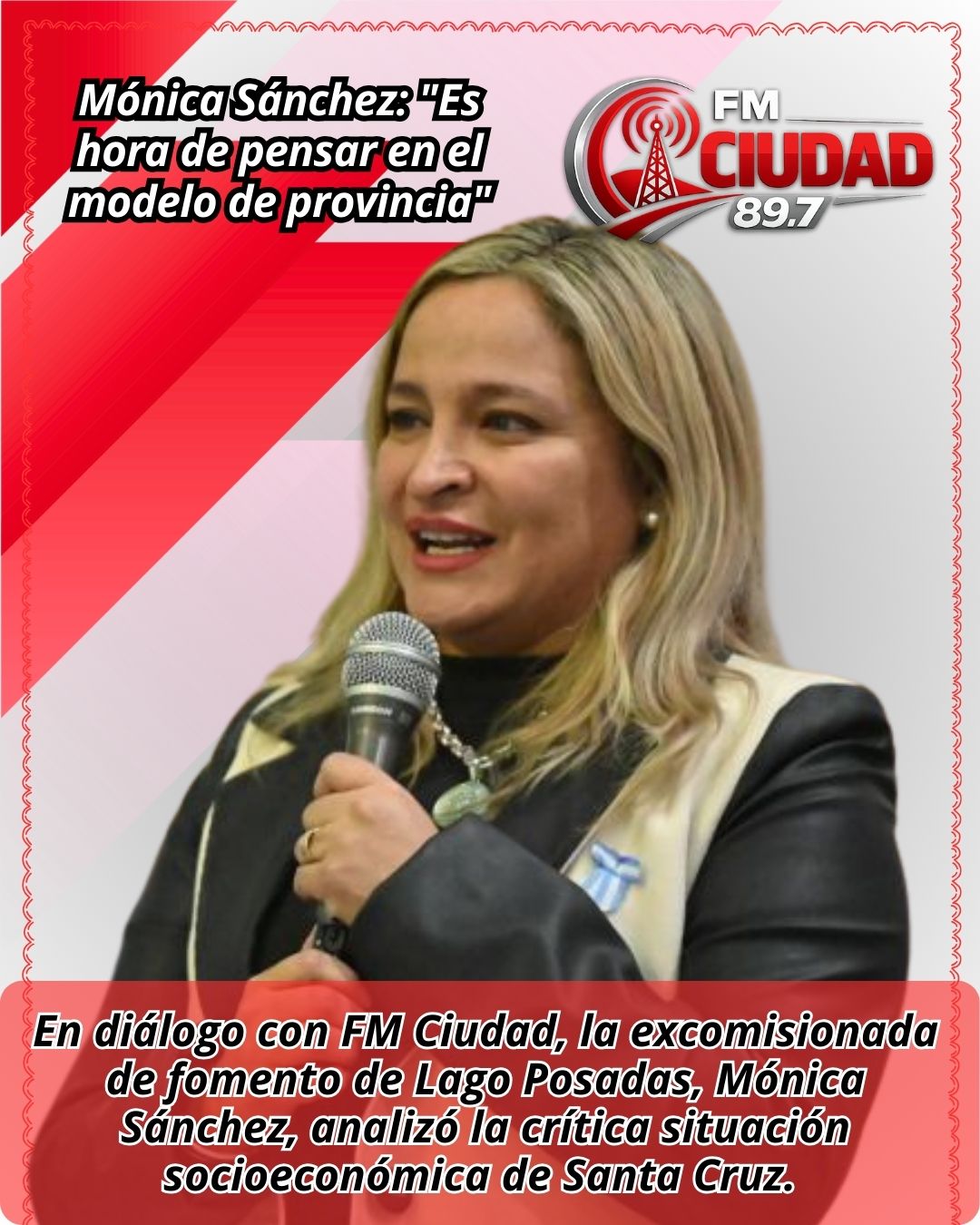 Mónica Sánchez: «Es hora de pensar en el modelo de provincia»
