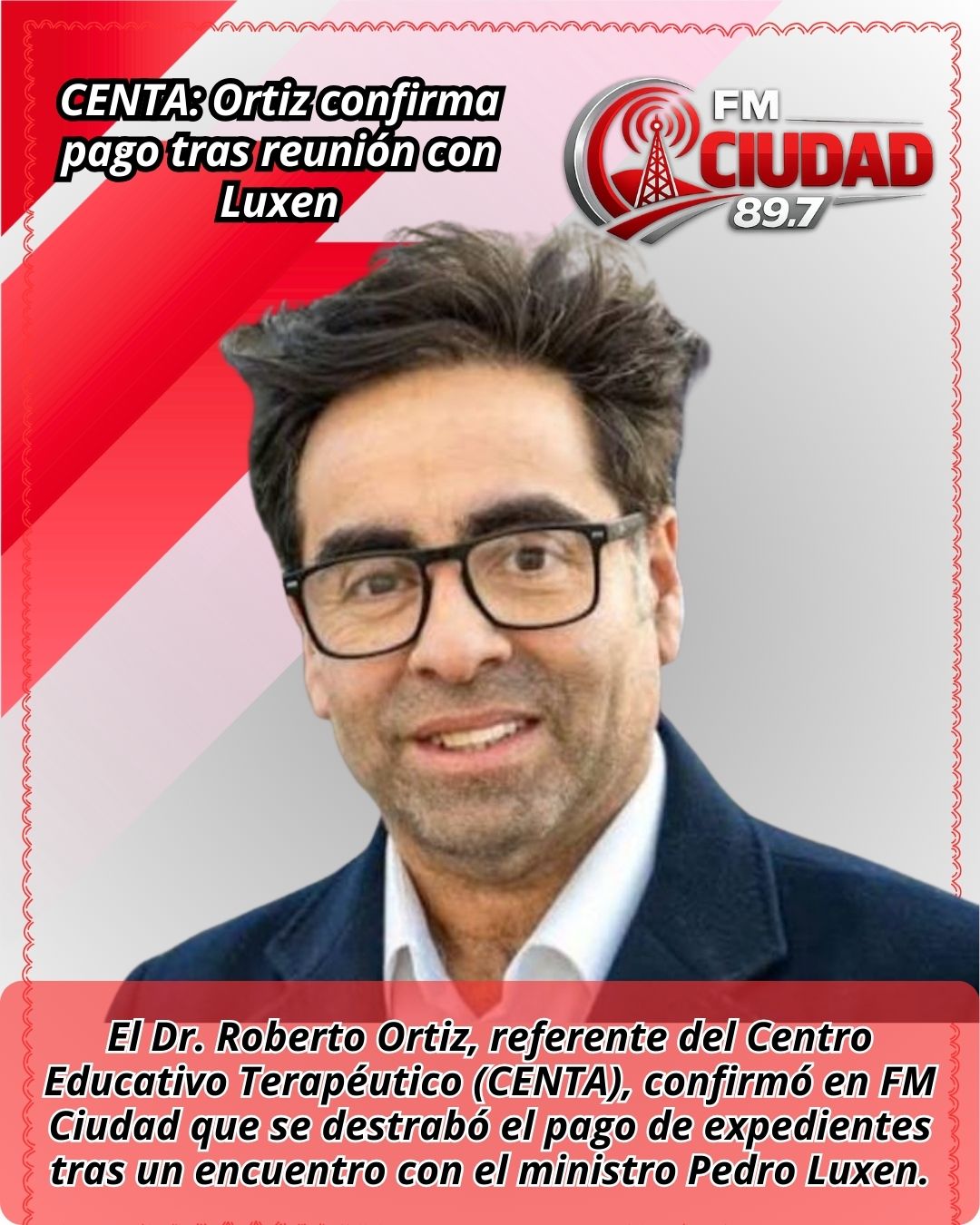 CENTA: Ortiz confirma pago tras reunión con Luxen