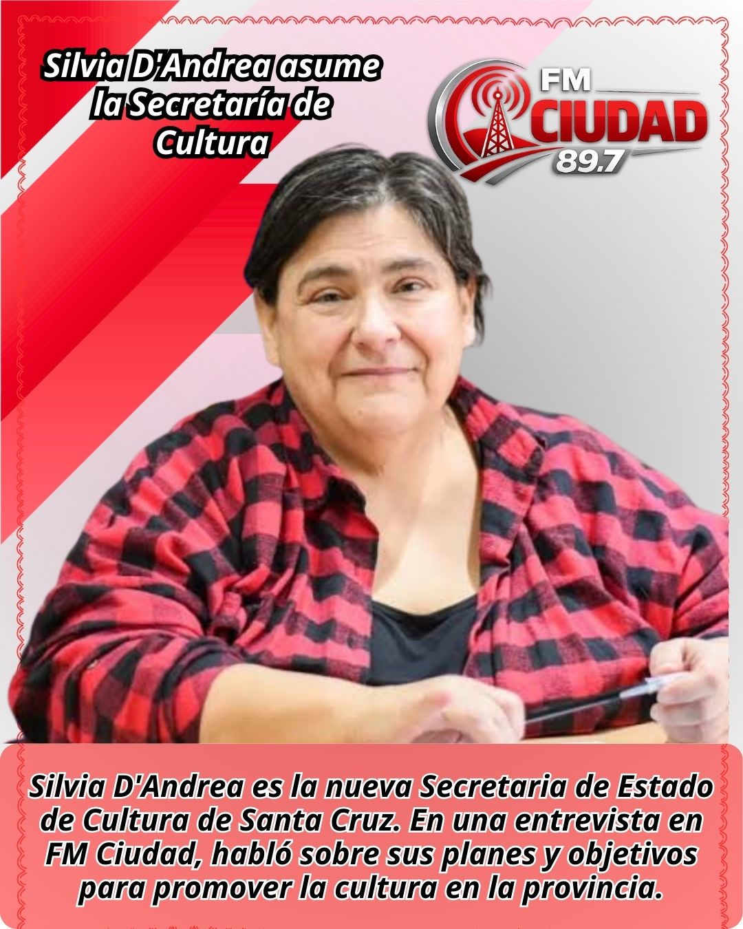 Silvia D’Andrea asume la Secretaría de Cultura