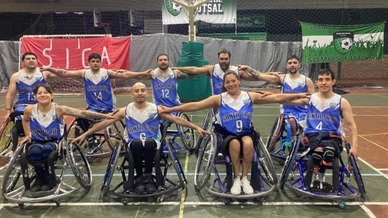 Deporte Adaptado y el equipo de Basquet de CRIGAL luchan por apoyo en Santa Cruz.