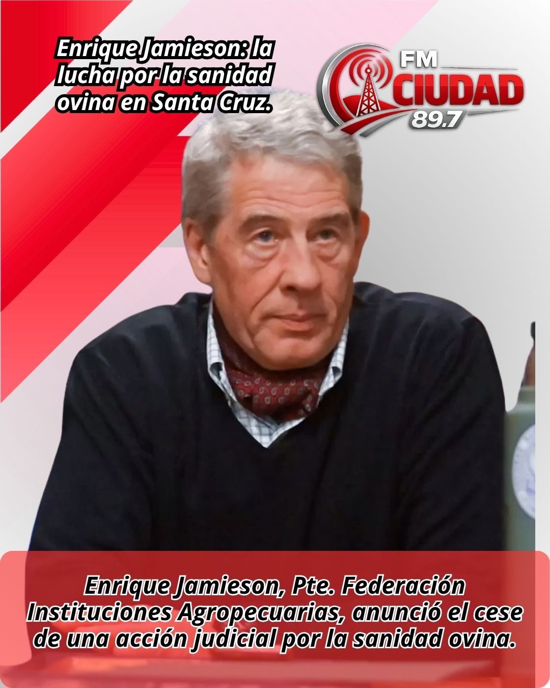 Enrique Jamieson: la lucha por la sanidad ovina en Santa Cruz.