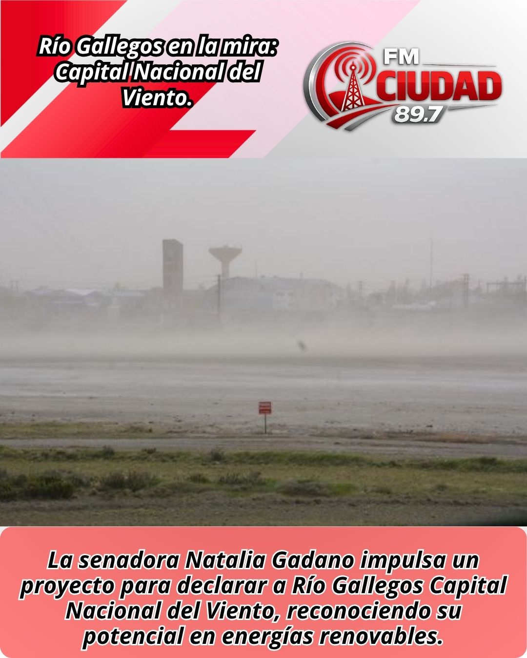 Río Gallegos en la mira: Capital Nacional del Viento.
