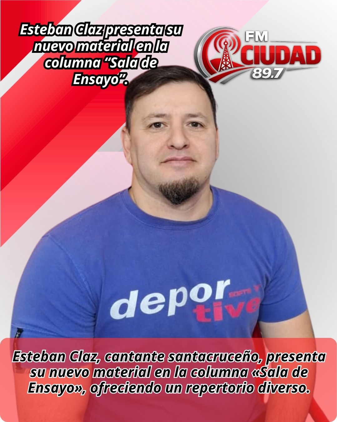 Esteban Claz presenta su nuevo material en la columna “Sala de Ensayo”.