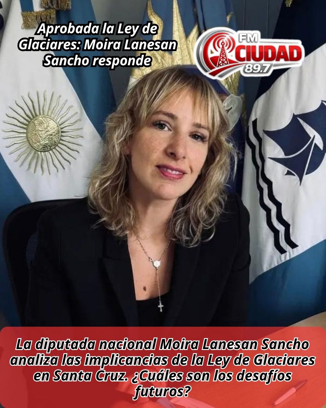 Aprobada la Ley de Glaciares: Moira Lanesan Sancho responde