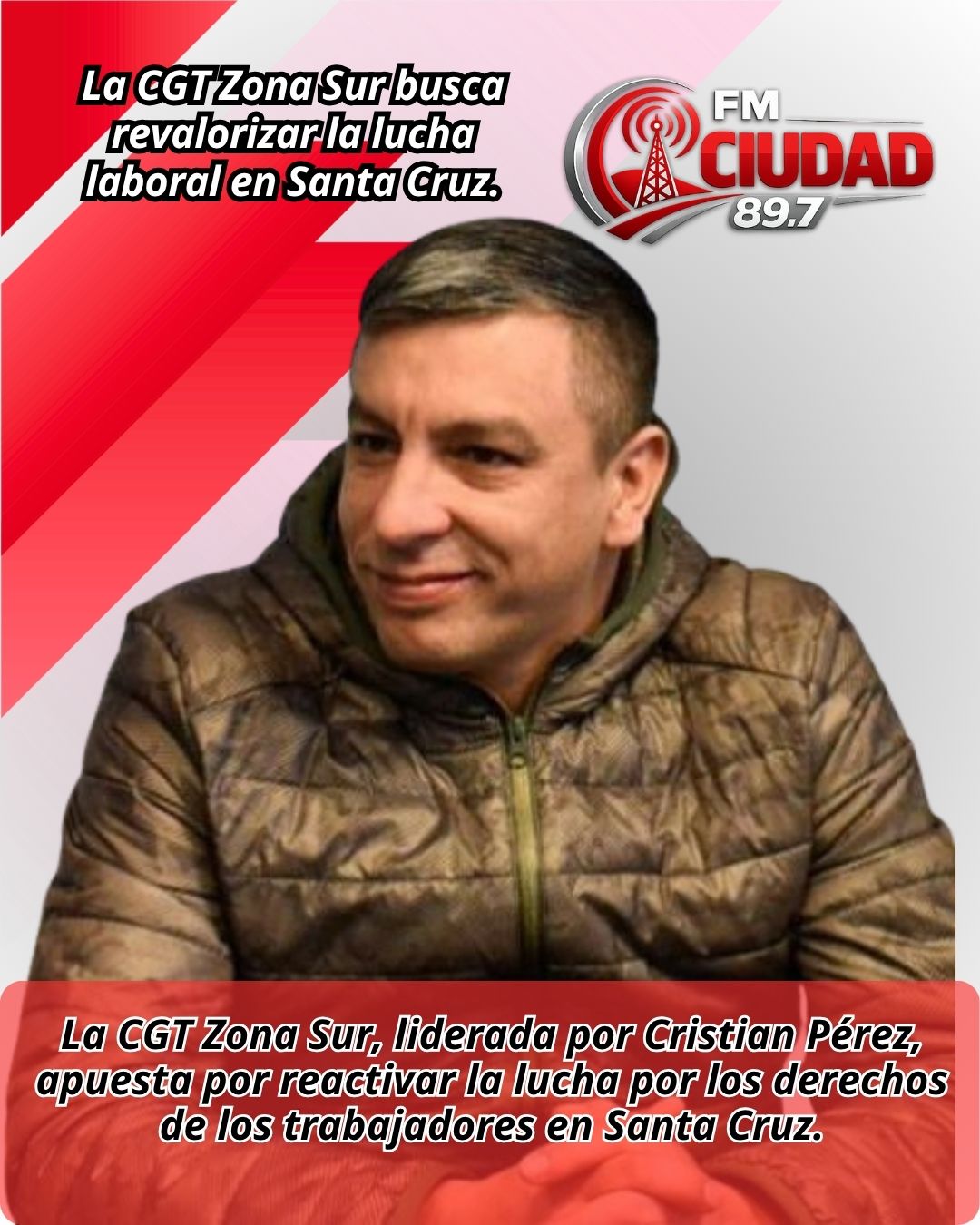 La CGT Zona Sur busca revalorizar la lucha laboral en Santa Cruz.