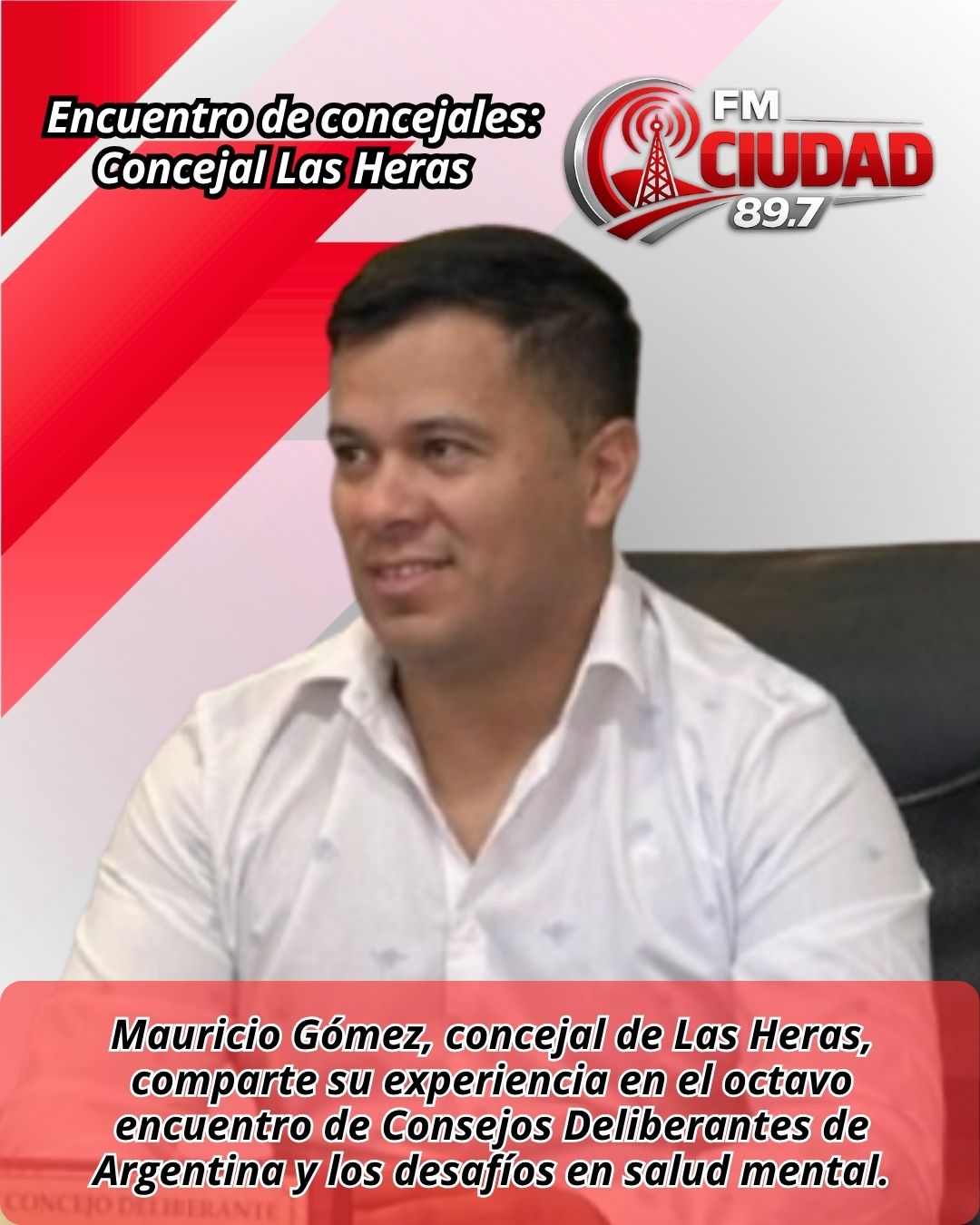 Mauricio Gómez Concejal Las Heras – Encuentro Concejales: Análisis y Desafíos.