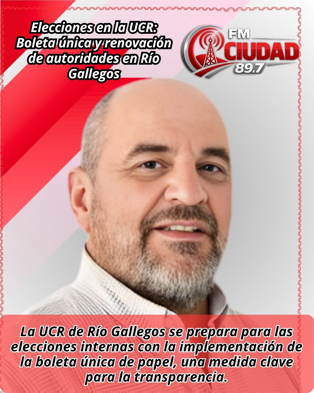 Elecciones en la UCR: Boleta única y renovación de autoridades en Río Gallegos