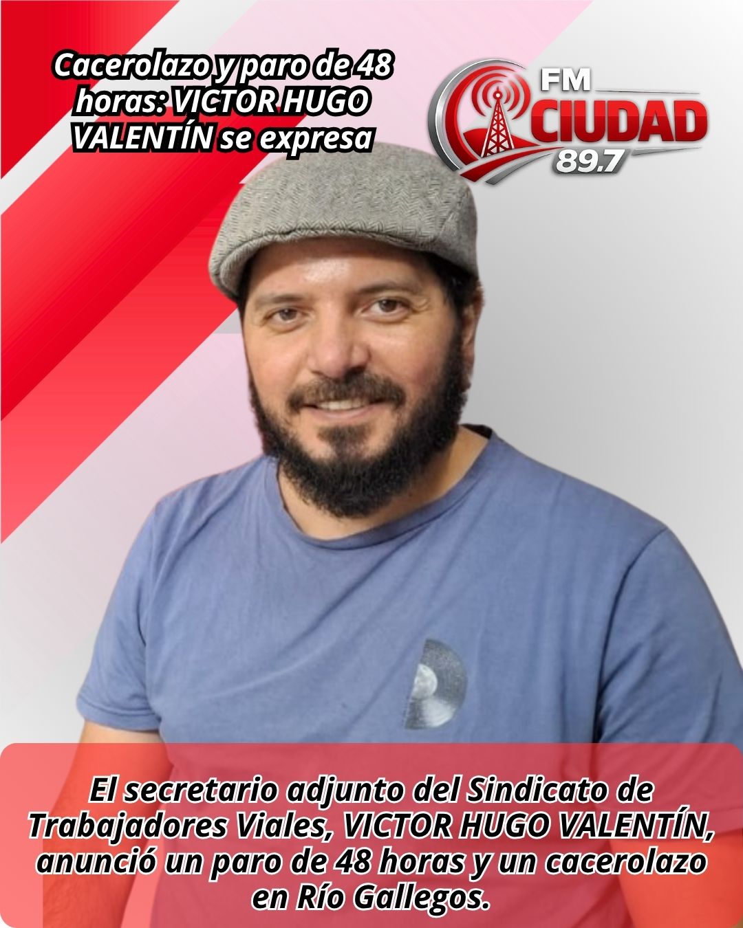Cacerolazo y paro de 48 horas: VICTOR HUGO VALENTÍN se expresa