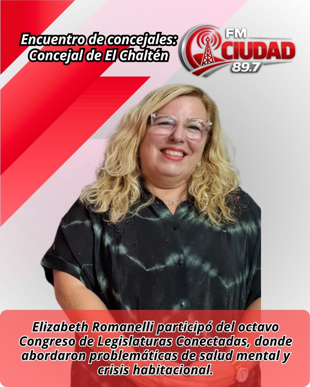 Elizabeth Romanelli Concejal de El Chaltén – Encuentro de Concejales.