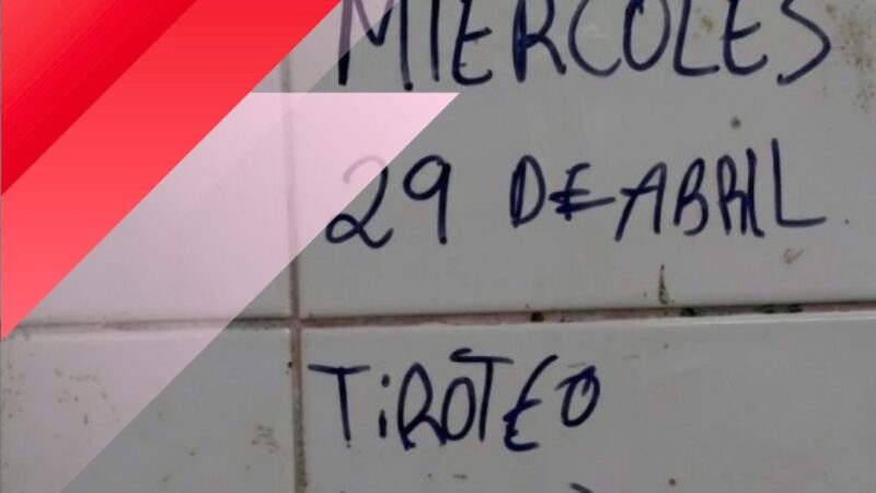 Comisario Inspector alerta de tiroteo en la Escuela 46.