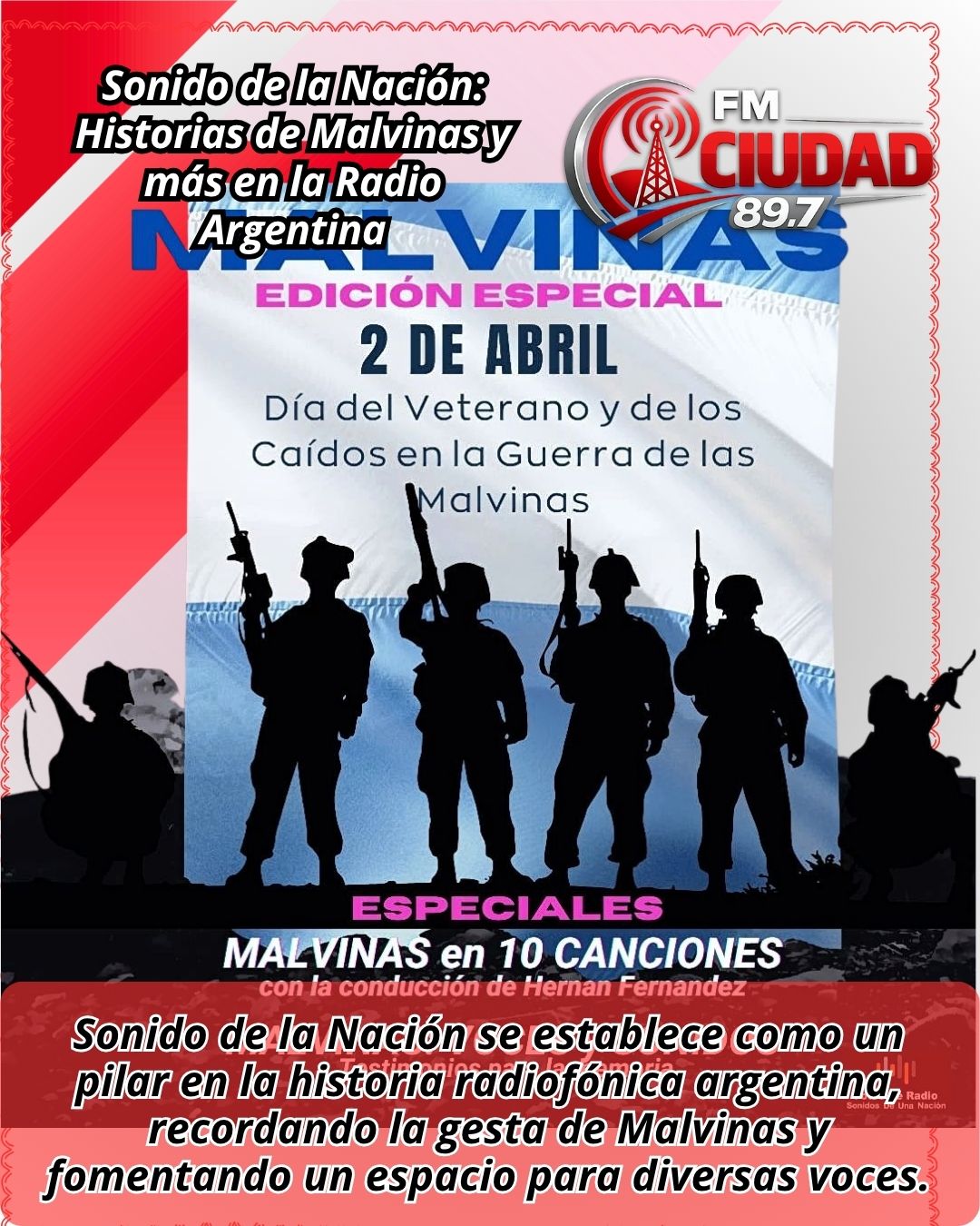 Sonido de la Nación: Historias de Malvinas y más en la Radio Argentina