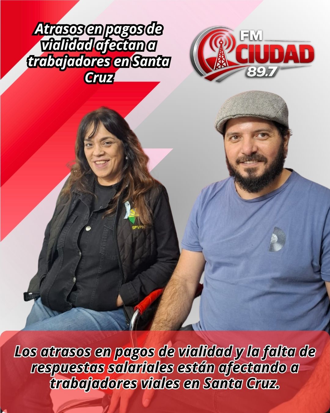 Atrasos en pagos de vialidad afectan a trabajadores en Santa Cruz