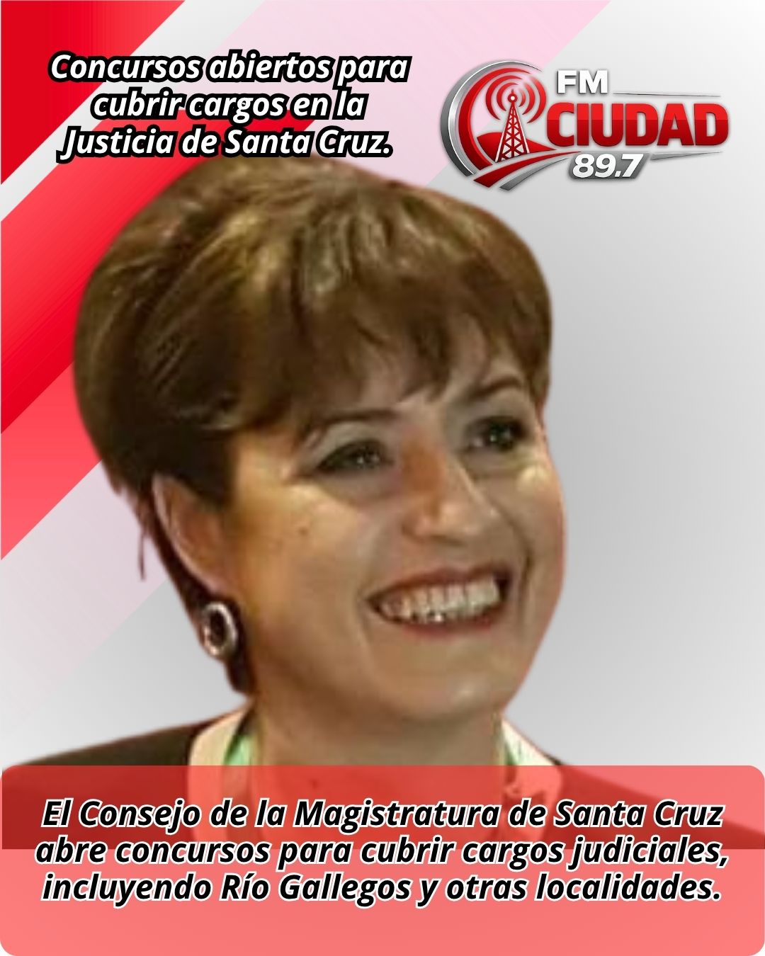 Concursos abiertos para cubrir cargos en la Justicia de Santa Cruz.