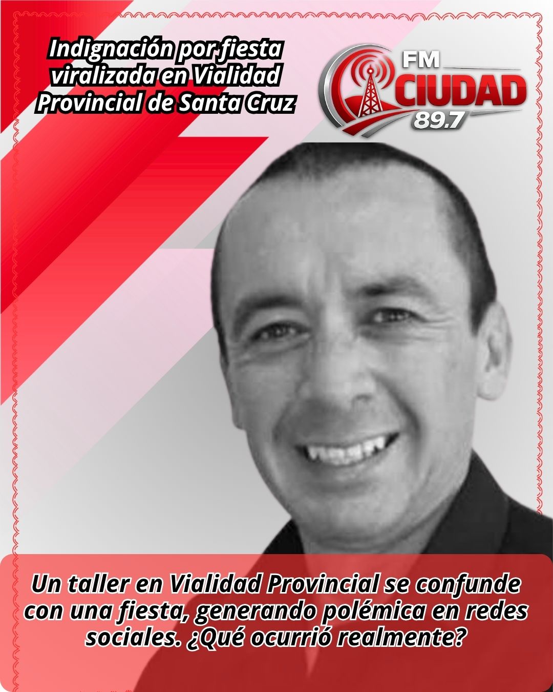 Indignación por fiesta viralizada en Vialidad Provincial de Santa Cruz