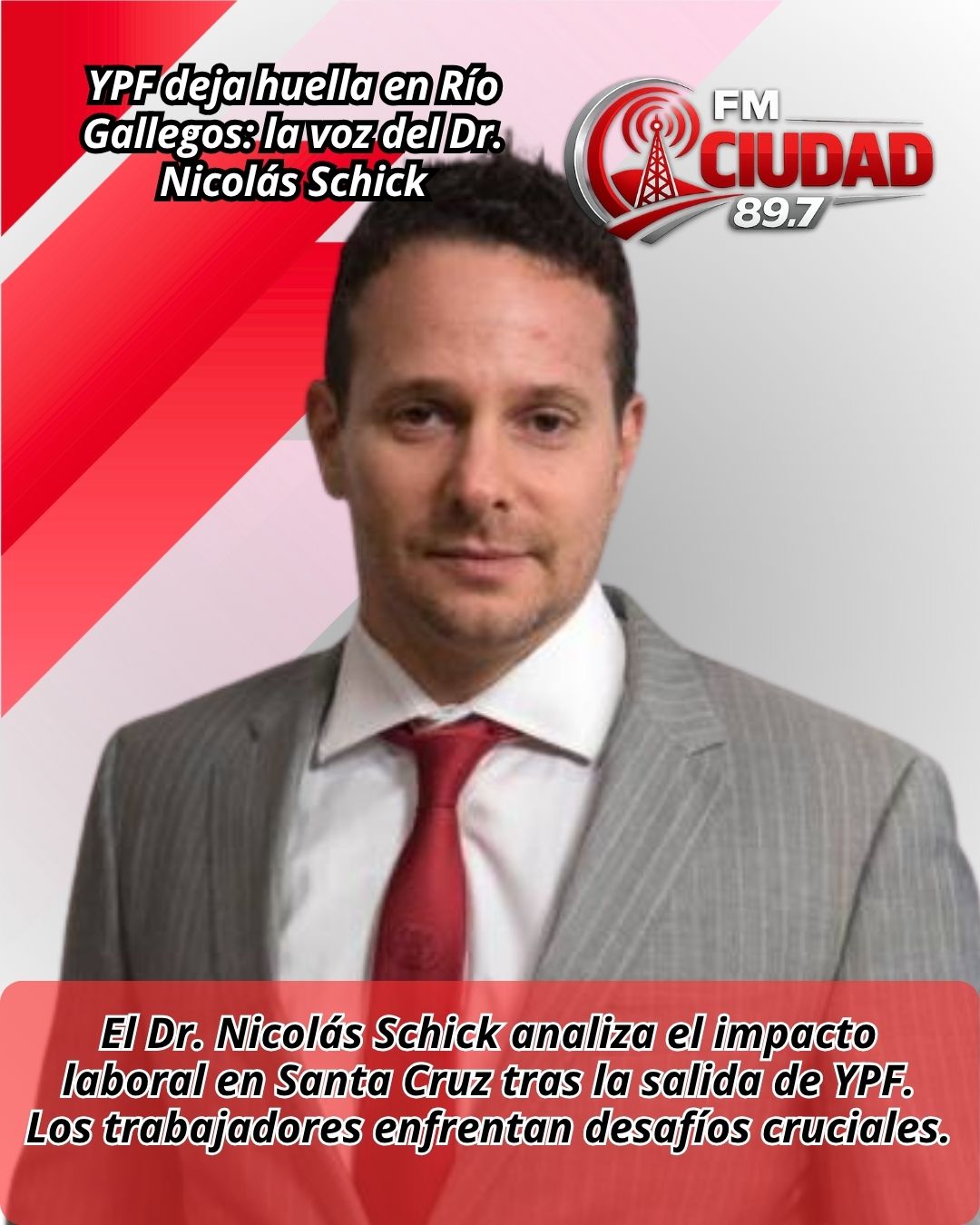 YPF deja huella en Río Gallegos: la voz del Dr. Nicolás Schick