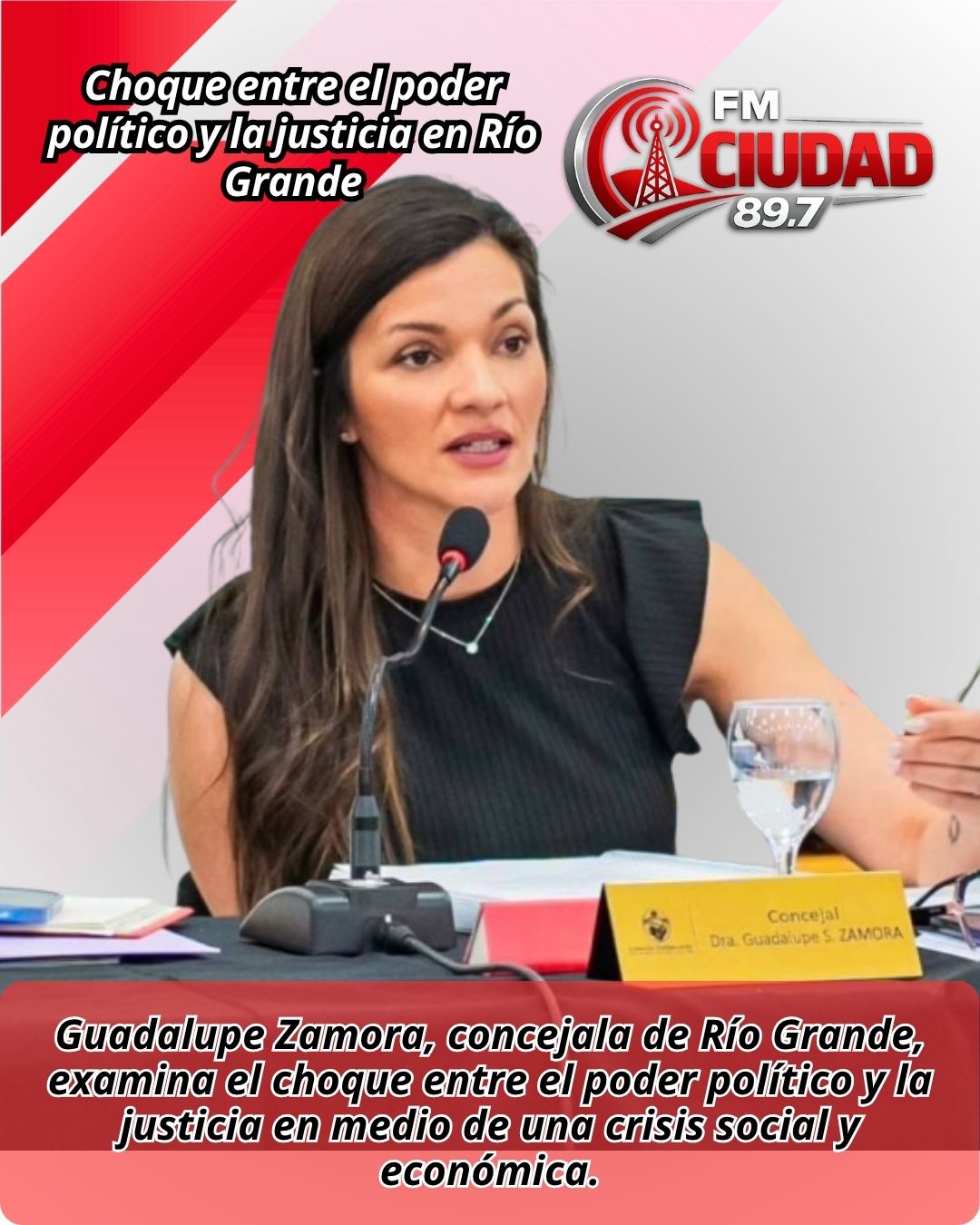 Choque entre el poder político y la justicia en Río Grande: Guadalupe Zamora analiza la situación