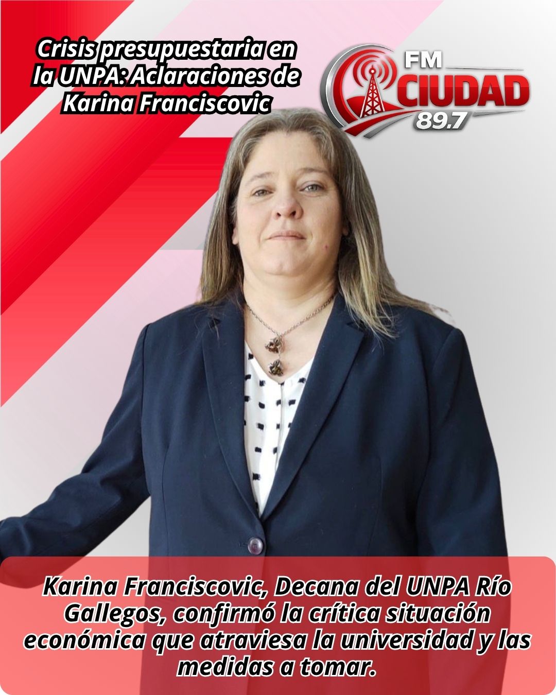 Crisis presupuestaria en la UNPA: Aclaraciones de Karina Franciscovic