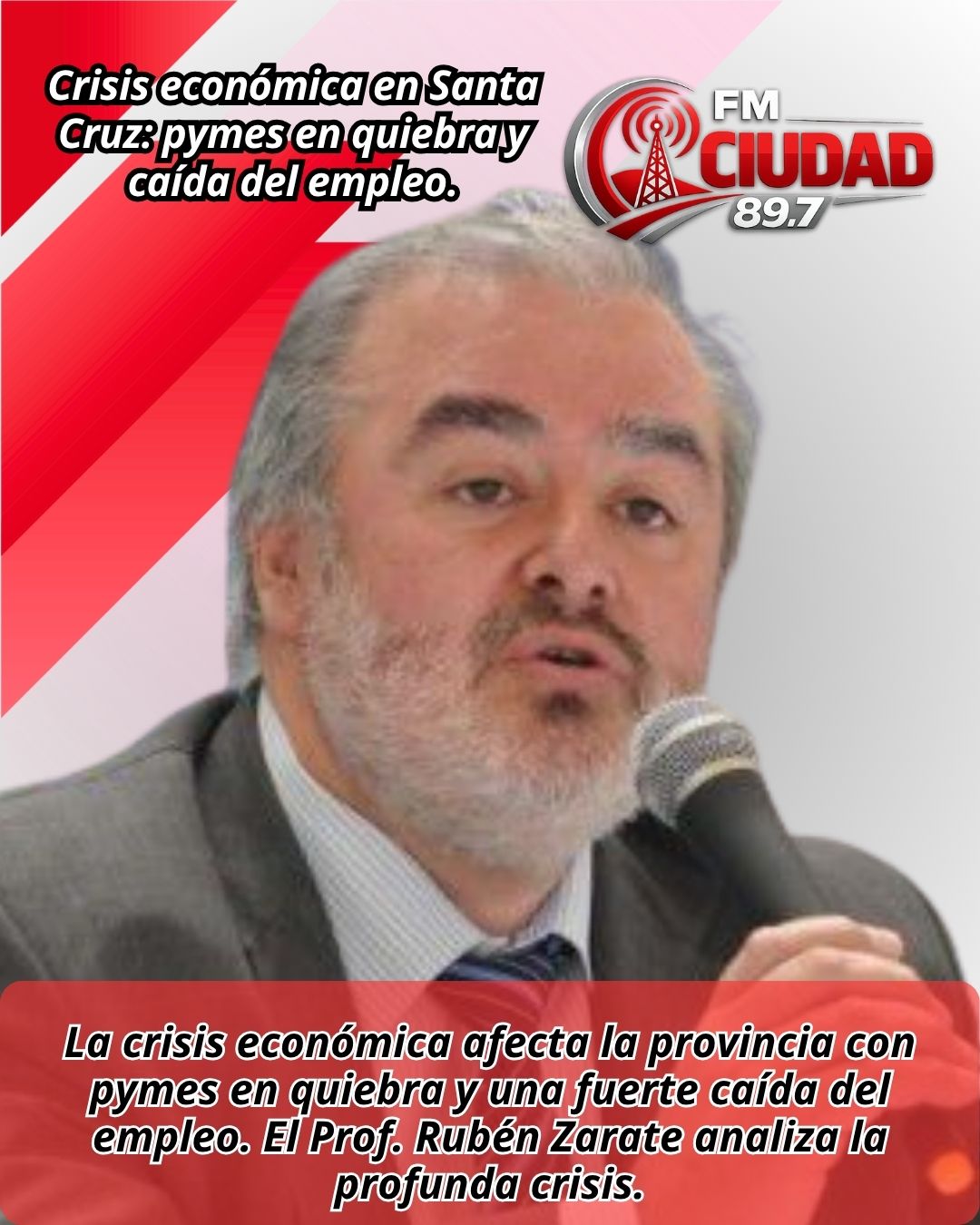Crisis económica en Santa Cruz: pymes en quiebra y caída del empleo.