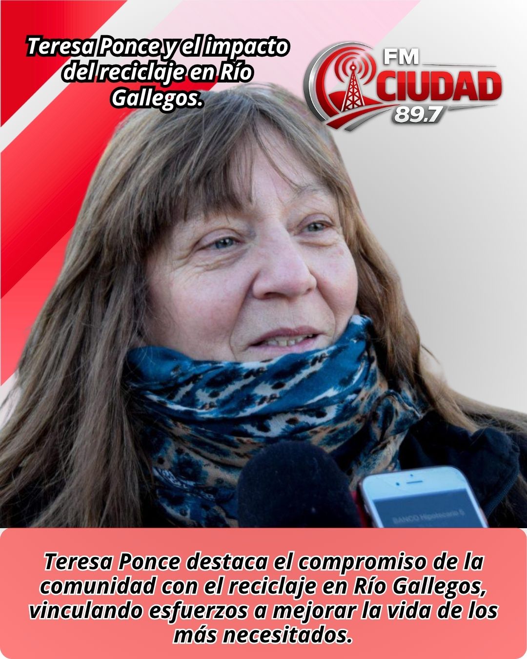 Teresa Ponce y el impacto del reciclaje en Río Gallegos.