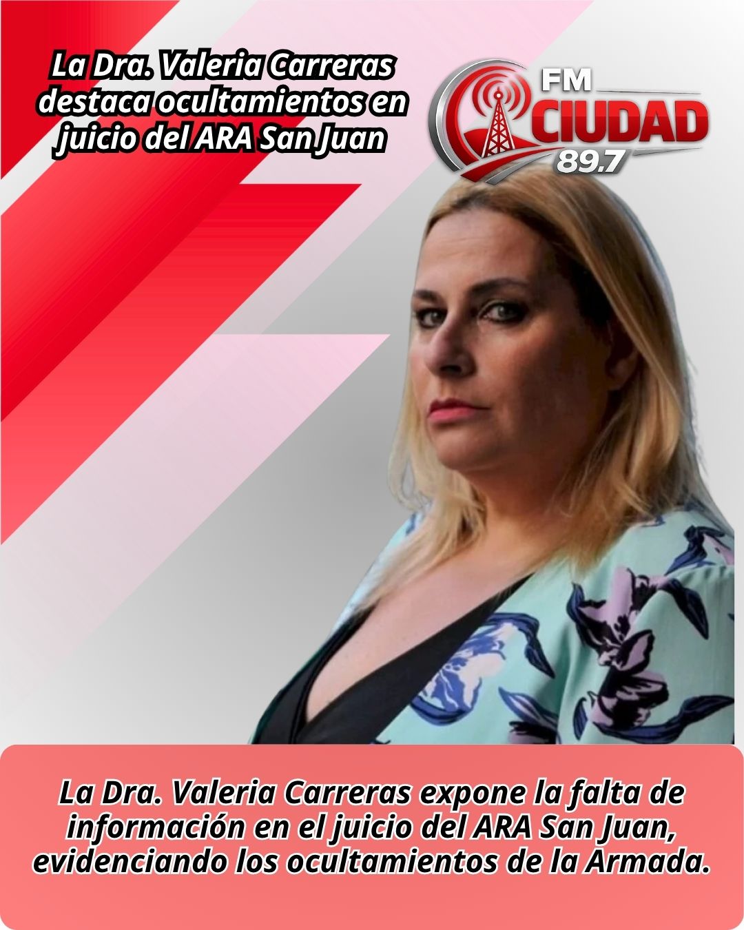 La Dra. Valeria Carreras destaca ocultamientos en juicio del ARA San Juan