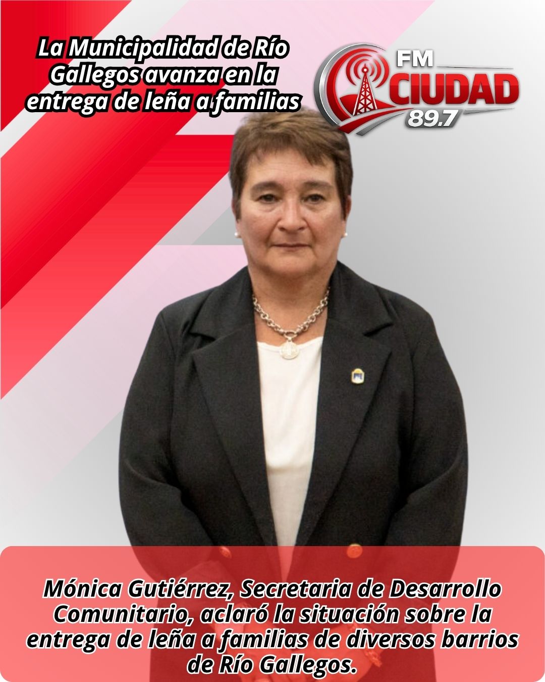 La Municipalidad de Río Gallegos avanza en la entrega de leña a familias