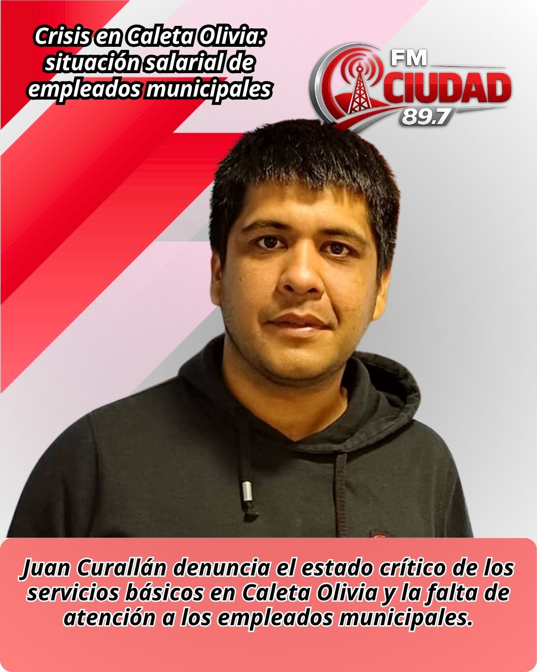 Crisis en Caleta Olivia: situación salarial de empleados municipales