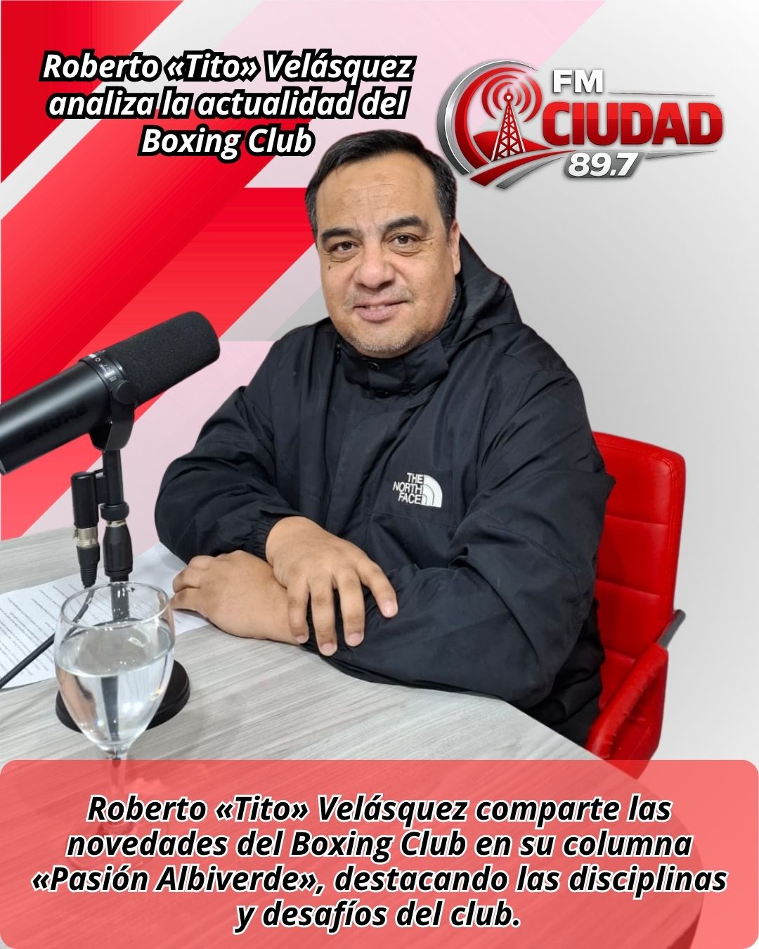 Roberto «Tito» Velásquez analiza la actualidad del Boxing Club