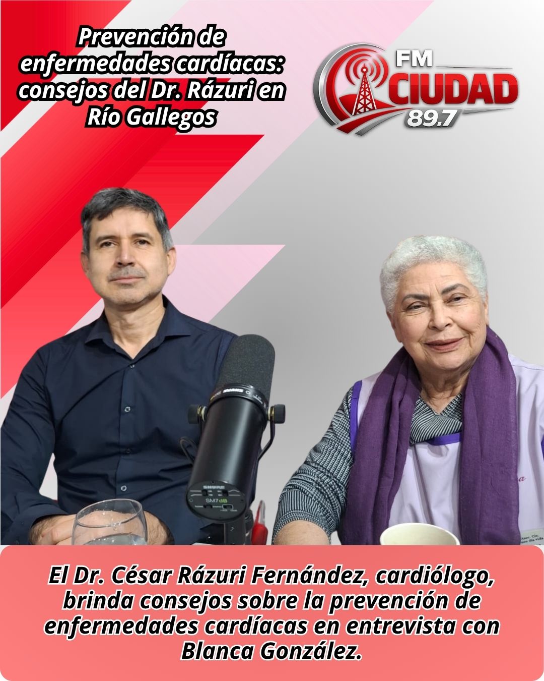 Prevención de enfermedades cardíacas: consejos del Dr. Rázuri en Río Gallegos