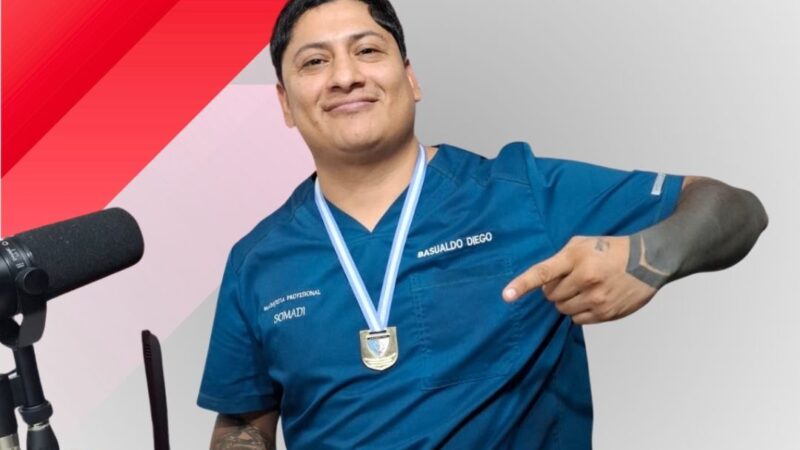 Diego Basualdo, masajista profesional de SOMEDI, comparte su experiencia en Río Gallegos.