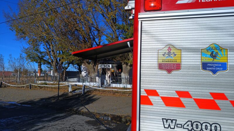 Incendio en la casa de preegreso Keoken de la Unidad 15