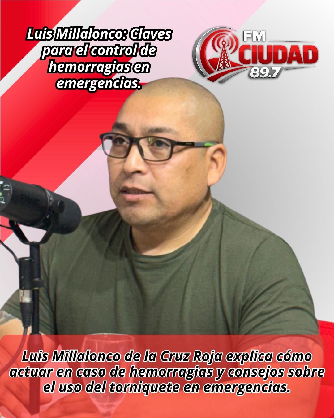 Luis Millalonco: Claves para el control de hemorragias en emergencias.