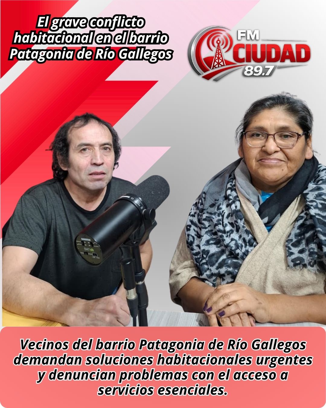 El grave conflicto habitacional en el barrio Patagonia de Río Gallegos