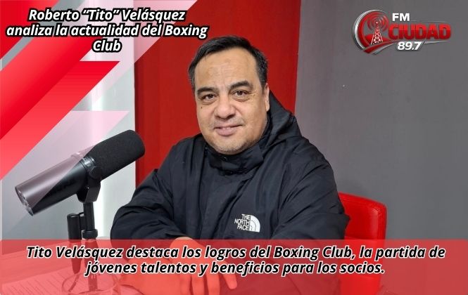 Roberto “Tito” Velásquez analiza la actualidad del Boxing Club