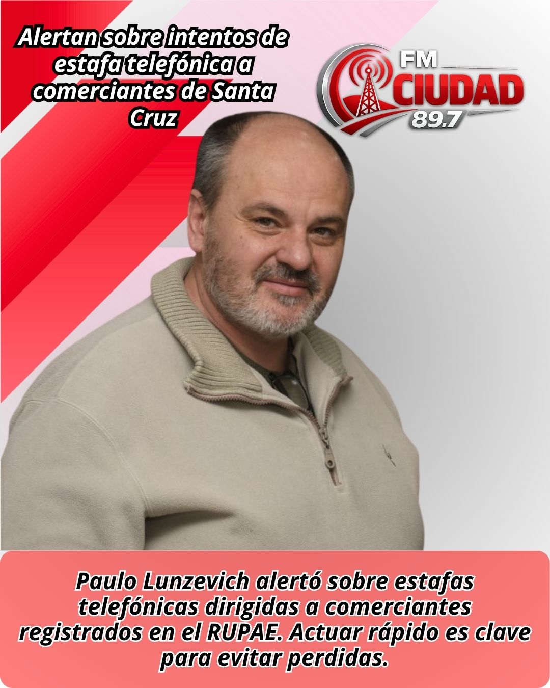 Alertan sobre intentos de estafa telefónica a comerciantes de Santa Cruz