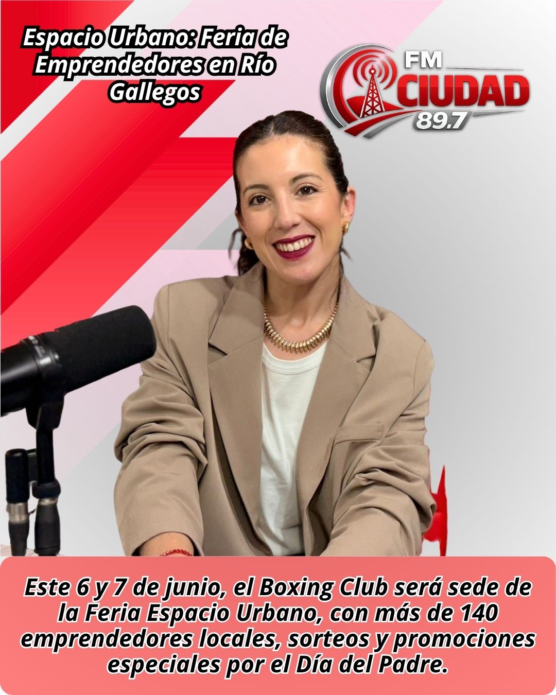 Espacio Urbano: Feria de Emprendedores en Río Gallegos