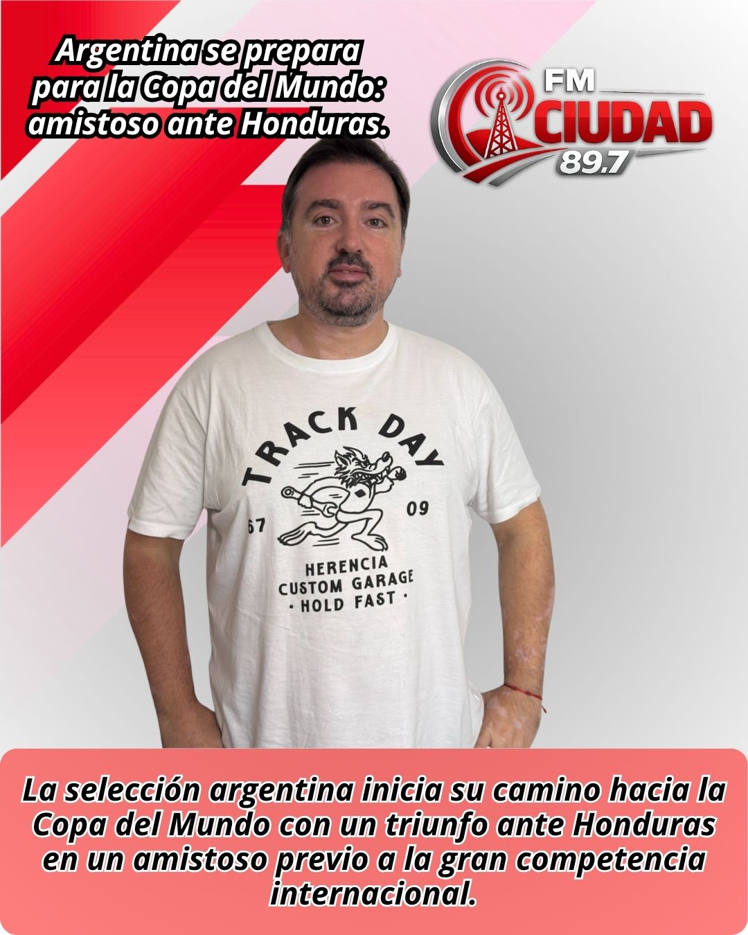 Argentina se prepara para la Copa del Mundo: amistoso ante Honduras.