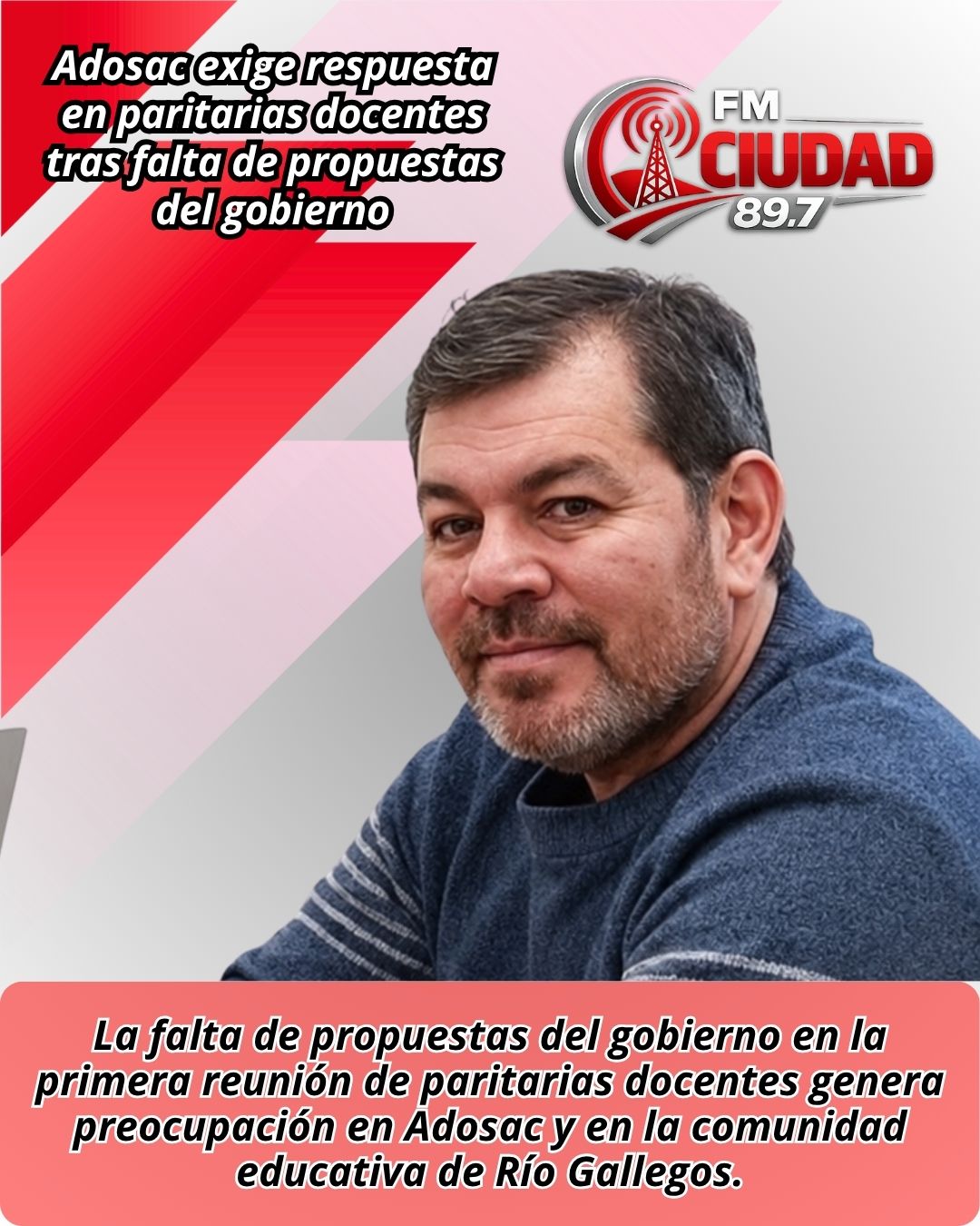 Adosac exige respuesta en paritarias docentes tras falta de propuestas del gobierno