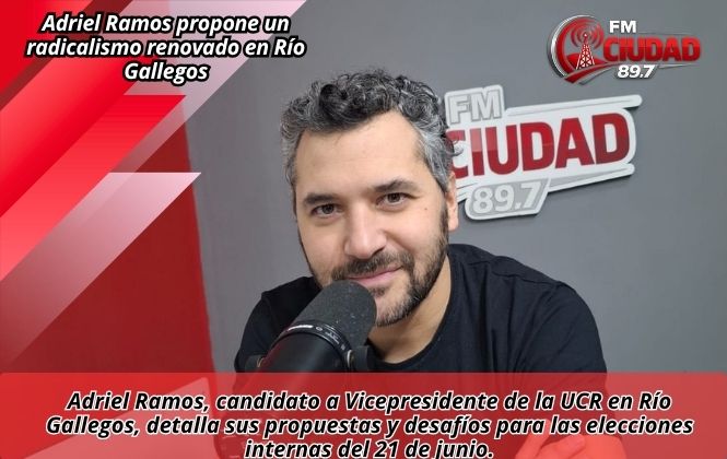 Adriel Ramos propone un radicalismo renovado en Río Gallegos