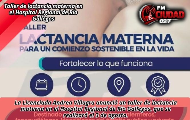 Taller de lactancia materna en el Hospital Regional de Río Gallegos