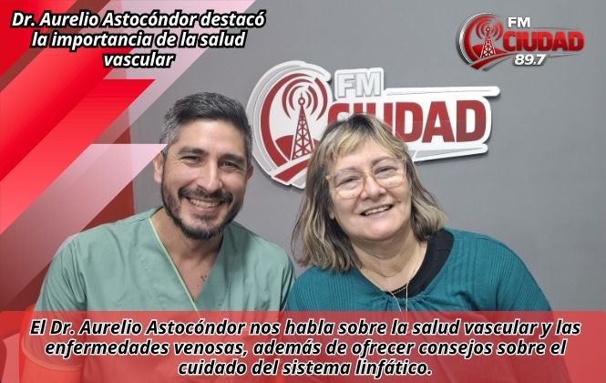 Dr. Aurelio Astocóndor destacó la importancia de la salud vascular